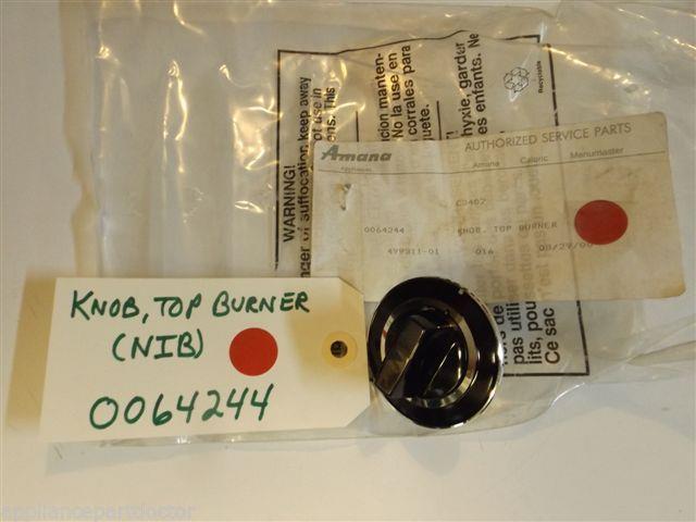 Amana Stove 0064244 Knob, Top Burner NEW IN BOX Amana Stove 0064244 Knob, Top Burner NEW IN BOX
